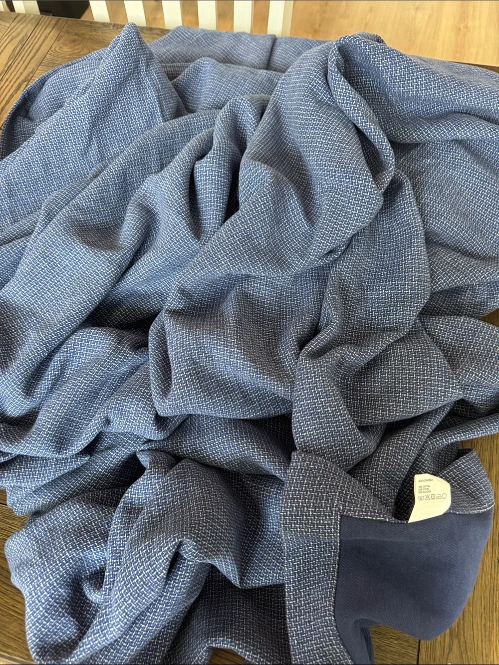 Crate&Barrel Queen Size Cotton Blanket